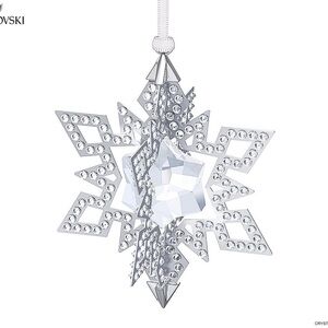 Swarovski Silver Star Ornament